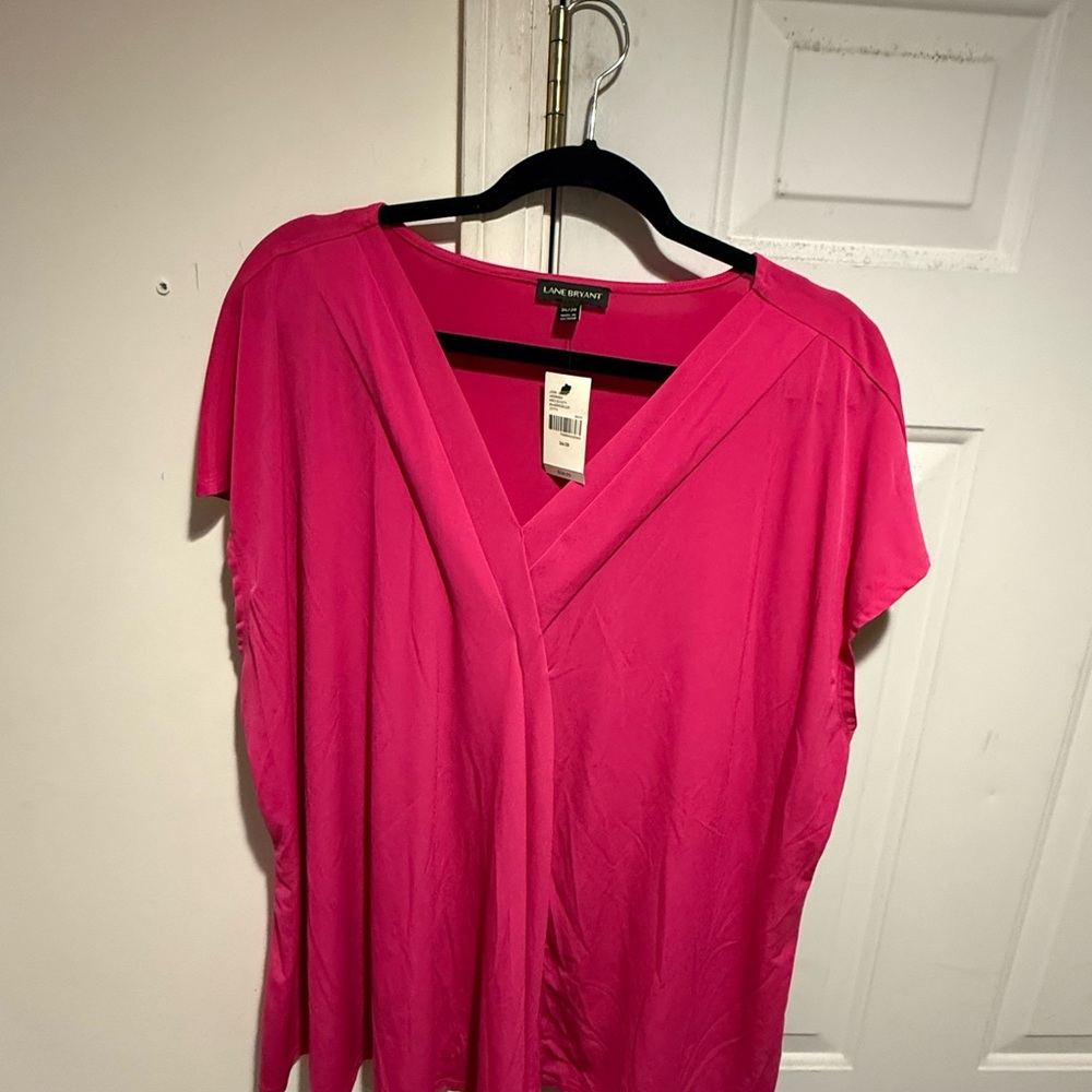 NWT Lane Bryant Women's Pink Top
